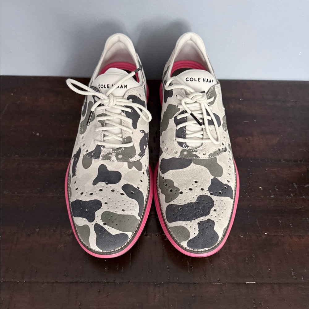 Cole Haan Grand360 Men’s Camo Oxfords NWOB